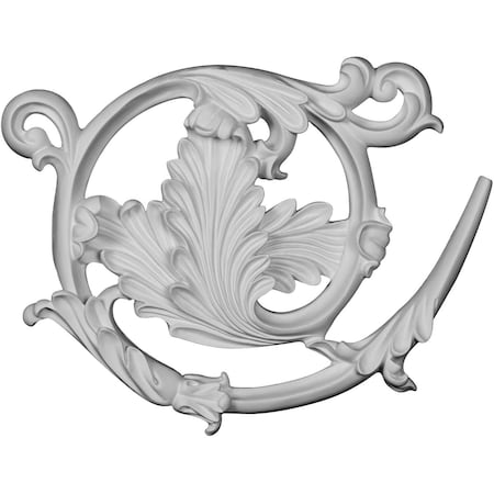 Ekena Millwork 17 5/8"W x 11 3/4"H x 1 1/4"P Bonetti Onlay, Right ONL17X11X01BO-R